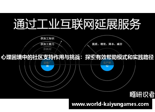 心理困境中的社区支持作用与挑战：探索有效帮助模式和实践路径