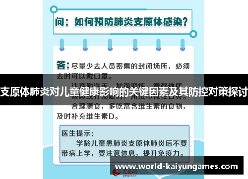 支原体肺炎对儿童健康影响的关键因素及其防控对策探讨